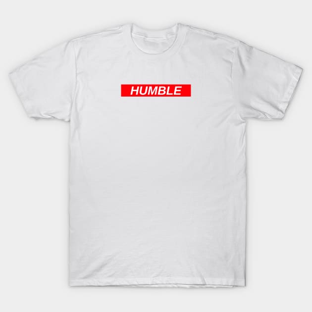 HUMBLE // Red Box Logo T-Shirt by FlexxxApparel